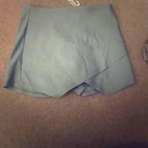 A blue skort